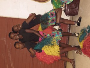 Dancers posing in outfits